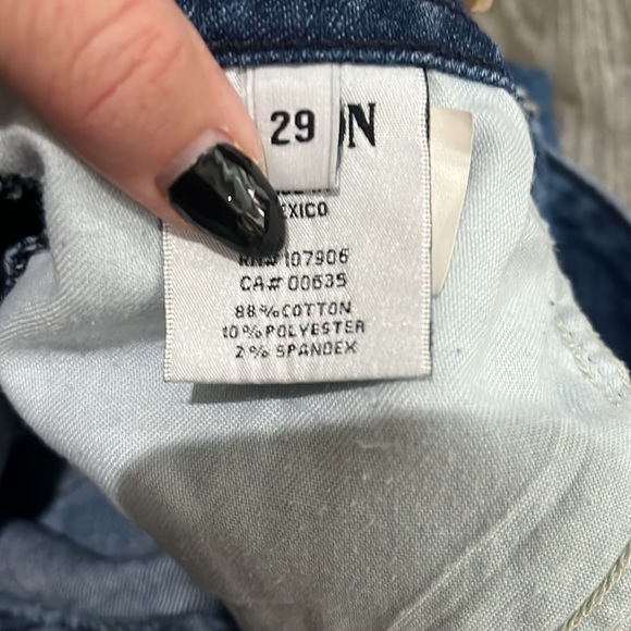 Y2K Hudson Jeans size 29 Malibu Cap Cuffed - Picture 4 of 5